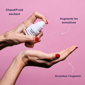 Gel plaisir féminin chaud froid Goliate