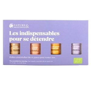 Coffret 4 huiles essentielles détente