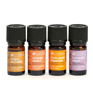 Coffret 4 huiles essentielles détente