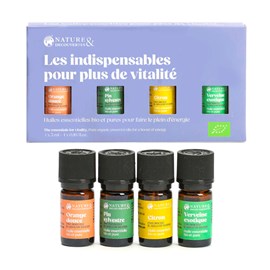 Coffret 4 huiles essentielles vitalité