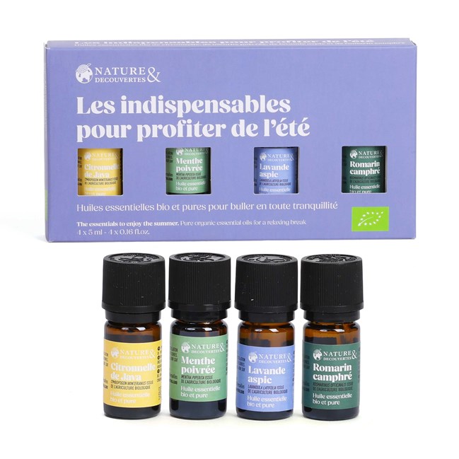 4 huiles essentielles bio de l'été