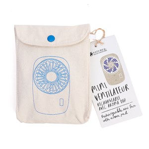 Mini ventilateur diffuseur Bleu