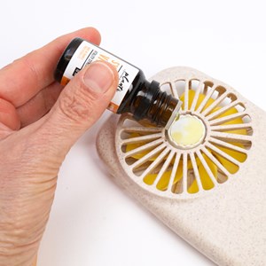 Mini ventilateur diffuseur Jaune