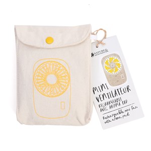 Mini ventilateur diffuseur Jaune