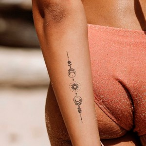 2 tatouages temporaires vegan