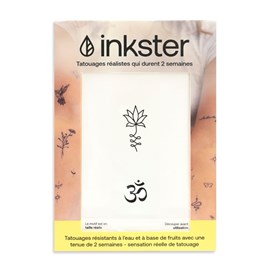 2 tatouages temporaires vegan