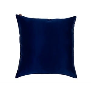 Taie d'oreiller en soie Emily's Pillow Bleu foncé