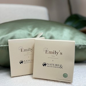 Taie d'oreiller en soie Emily's Pillow Vert