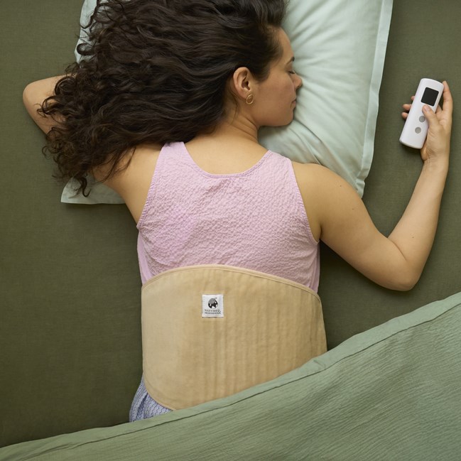 La ceinture chauffante pour bas du dos