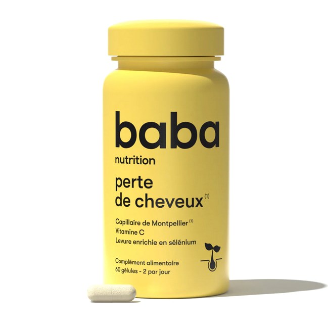 Gélules anti pertes de cheveux Baba