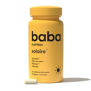 Gélules préparation solaire Baba