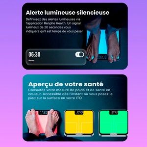 Balance connectée Renpho Elis Chroma