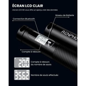 Corde à sauter connectée Renpho