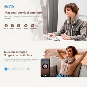 Masseur pour cervicales sans fil Renpho
