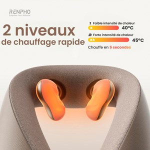 Masseur pour cervicales sans fil Renpho