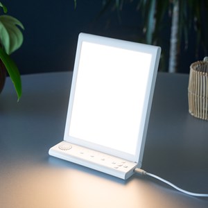 Lampe luminothérapie sons de la nature