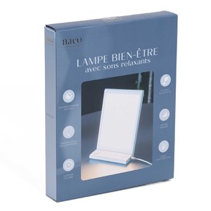 Lampe luminothérapie sons de la nature