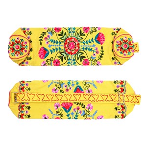 Sac de yoga brodé Jaune
