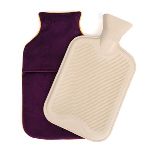 Bouillotte à eau velours recyclé