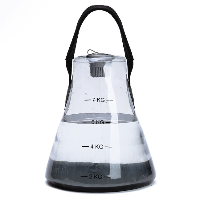 Kettlebell de musculation à remplir 7 kg