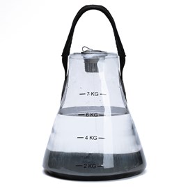 Kettlebell de musculation à remplir 7 kg