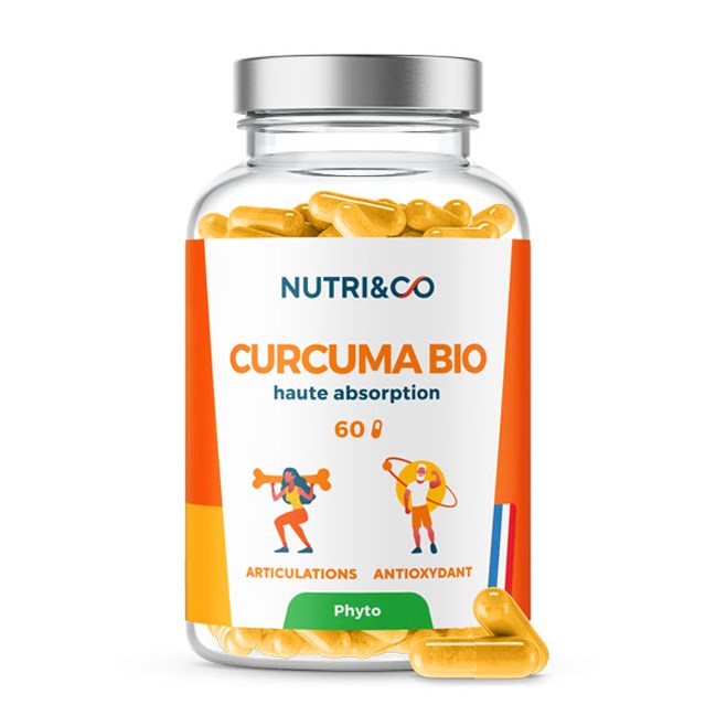 Nutri & Co - Gélules de curcuma bio