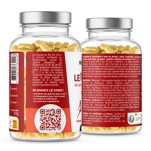 Gélules multivitamines et minéraux