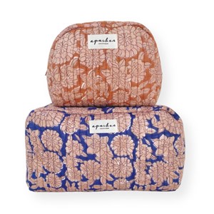 Trousse de beauté Gaya petit modèle Camel