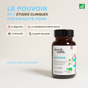 Gélules d'extrait de shiitake immunité et digestion French Mush