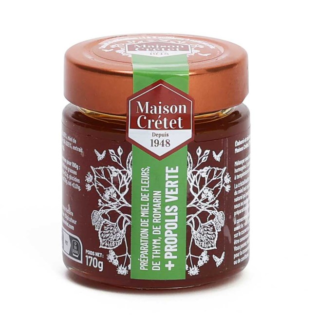 Miel thym romarin propolis verte