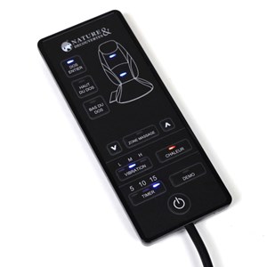 Siège de massage shiatsu chauffant dos complet 4 têtes rotatives détente ciblée