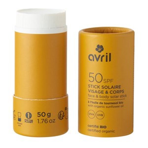 Stick solaire bio SPF 50 Avril