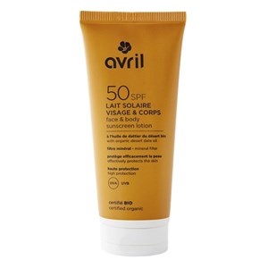 Lait solaire SPF50 bio Avril