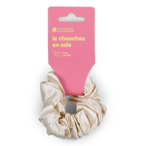 Chouchou pure soie certifiée Beige