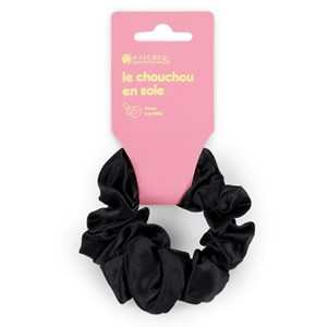 Chouchou pure soie certifiée Noir