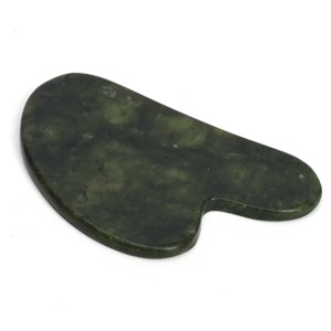 Gua Sha cœur visage sculpte lisse et raffermit la peau en pierre naturelle Jade
