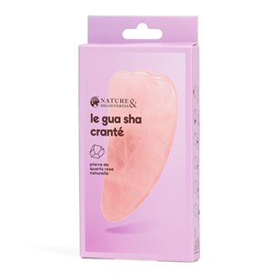 Gua sha cranté visage sculpte lisse et raffermit la peau en pierre naturelle Quartz rose