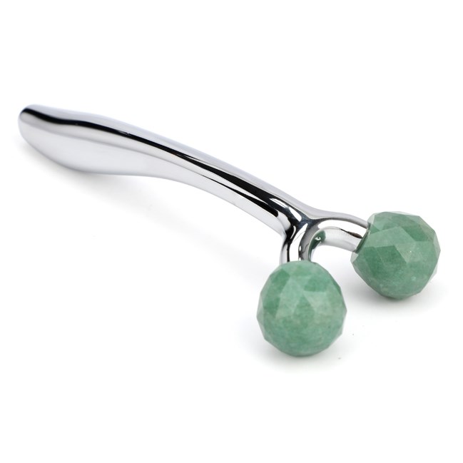 Masseur roll-on visage éclat lissant et sculptant en pierre aventurine