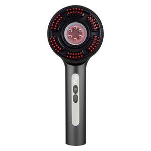 Brosse massante électrique LED rechargeable avec réservoir pour soin capillaire