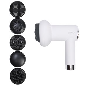 Masseur électrique rotatif corps 5 têtes interchangeables