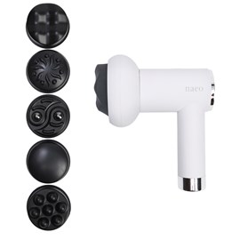 Masseur électrique rotatif corps 5 têtes interchangeables