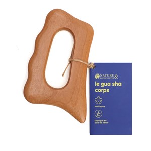Gua Sha pour l'auto-massage du corps drainage circulation bois de hêtre