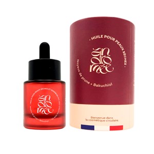 Huile pour peaux sèches et sensibles prune et bakuchiol 30 ml Andromée