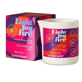 Bougie de massage monoï Light my fire Made in France 65 g