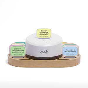 Morphée Coach, enceinte de coaching personnel avec 2 cartes incluses