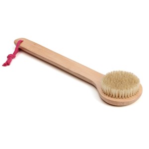 Brosse de bain poils naturels à manche long