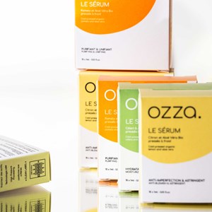 Sérum visage nuit anti-imperfections citron bio acide hyaluronique 15x1 ml Ozza