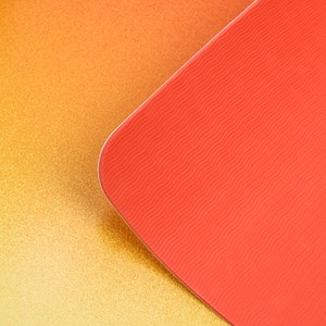 Tapis de yoga antidérapant 5 mm pour pilates étirements relaxation et fitness Jaune