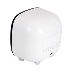 Réveil compact rechargeable 3 alarmes veilleuse température écran LED Naeo