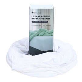 Drap housse rafraîchissant doux et respirant pour le confort nocturne